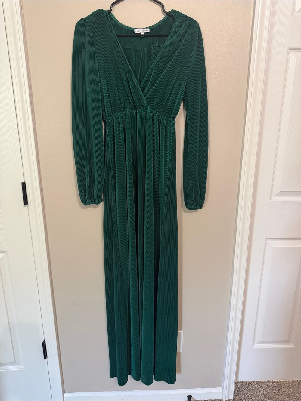 Baltic Born Emerald Green Long Sleeve Dress size small